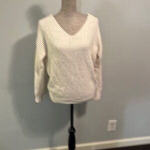Love Tree size Large cropped sweater with detail in back.